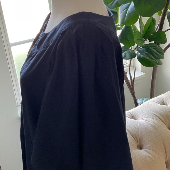 POMADER PLACE. Elegant Blue Dress with Short Sleeves. SIZE M - Picture 6 of 10